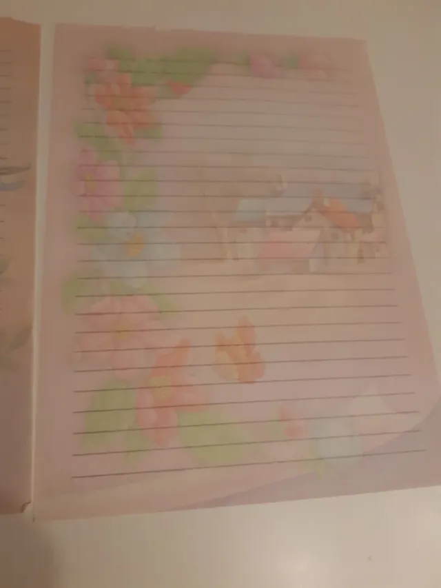 Hojas de cartas vintage 90s coleccionistas