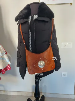 Bolso bandolera de piel