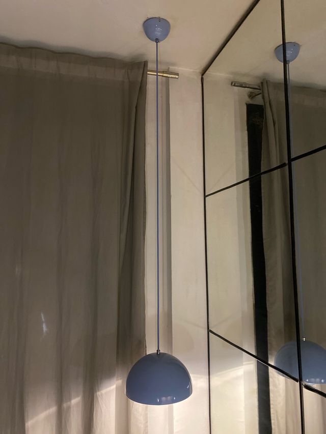 2 Lámparas Flowerpot Azules