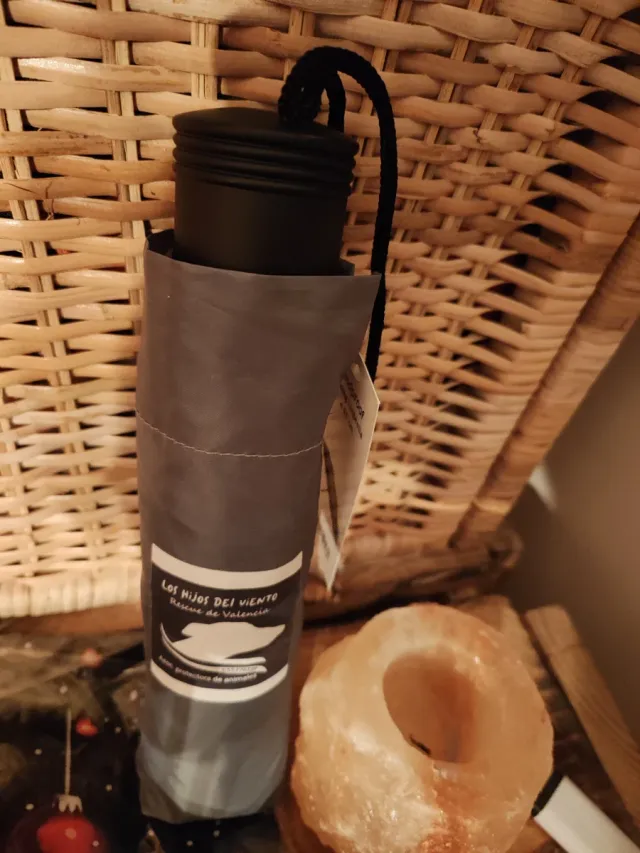 Ombraello pieghevole grigio personalizzato