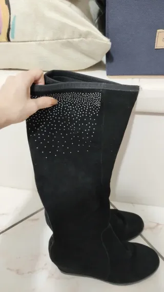 Stivali invernali con brillantini