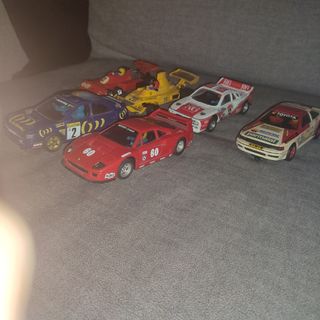 Lote 6 coche scalextric exin