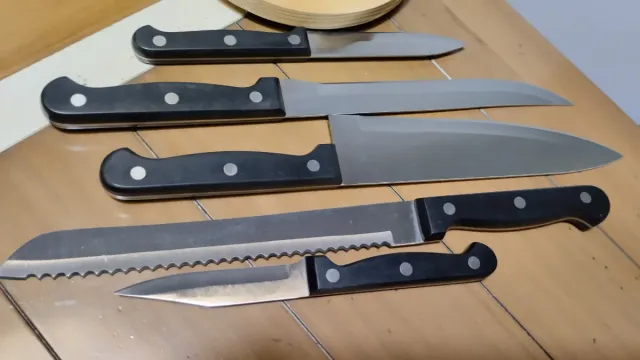 Set Cuchillos Cocina y Accesorios