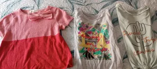 Lote 3 Camisetas Talla 6/8 Niña c3