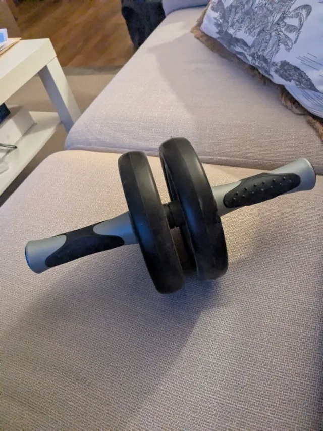 Rueda Abdominales Doble Como Nueva