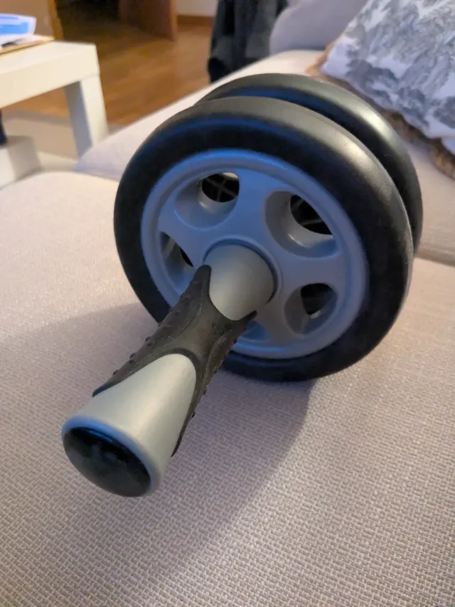 Rueda Abdominales Doble Como Nueva