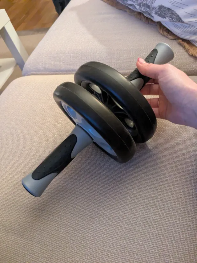 Rueda Abdominales Doble Como Nueva