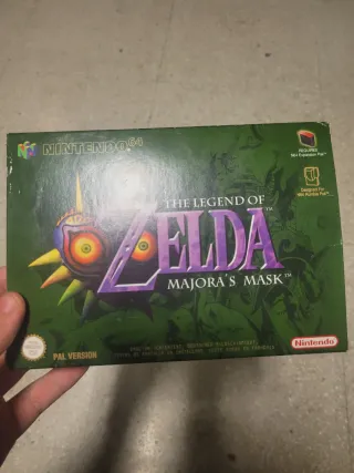 Maschera di Majora di Zelda N64 con scatola in buone condizioni