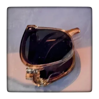 Gafas de Sol Plegables Marrones y Verdes.