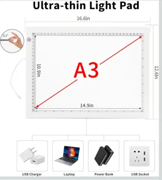 Tavoletta Luminosa Disegno LED