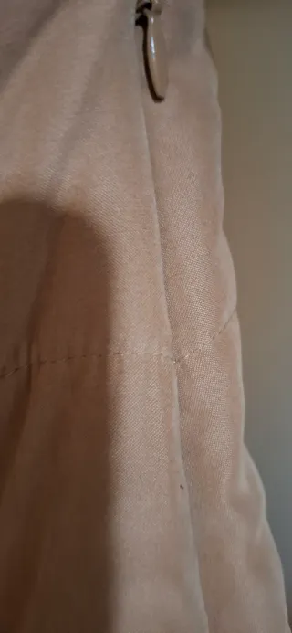 Chaqueta acolchada mujer beige/marrón