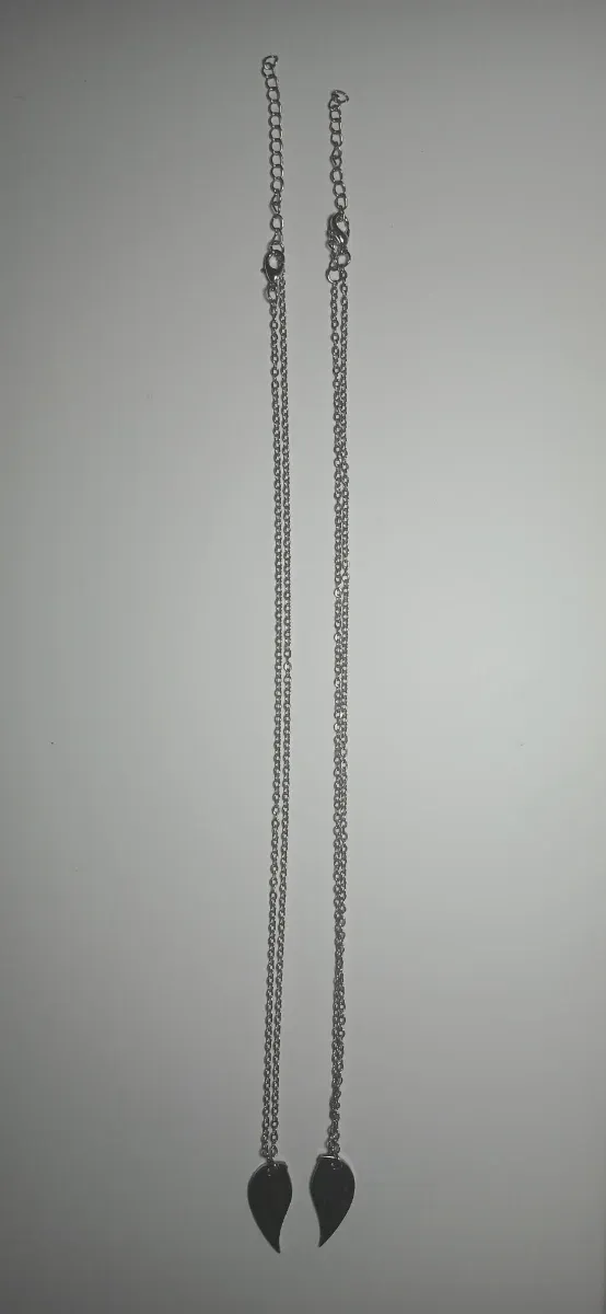 Collares Hermanas Conjunto Corazones