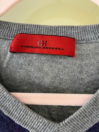 Jersey fino Carolina Herrera V-neck