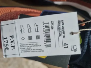 Bullpadel Hack Vibram 24V Laranja Tam. 41