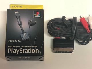 4 Juegos PS - 1 mando PS - Adaptador PS RFU