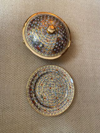 Terrina com tampa e prato Macau