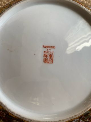 Terrina com tampa e prato Macau