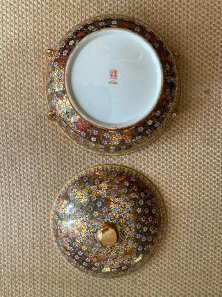 Terrina com tampa e prato Macau