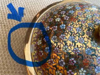 Terrina com tampa e prato Macau