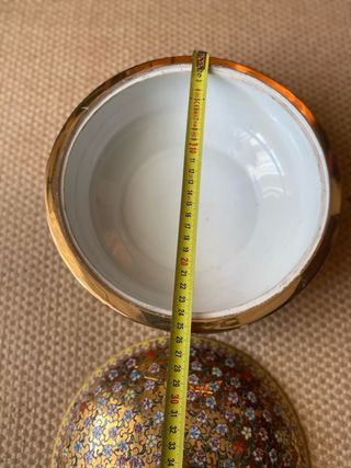 Terrina com tampa e prato Macau