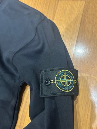 Felpa Stone Island Uomo Nera