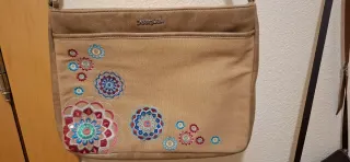 Bolso Desigual Beige con Flores