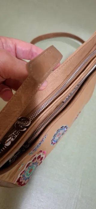 Bolso Desigual Beige con Flores