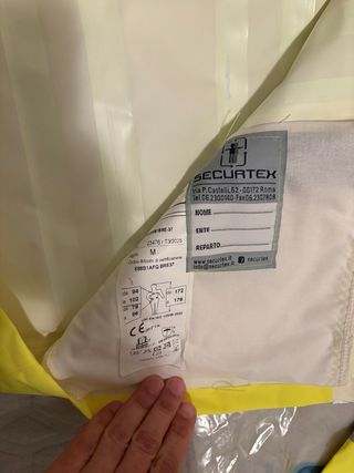 Impermeabile alta visibilità Securtex M