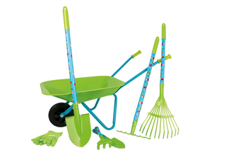 Juego herramientas jardín infantil