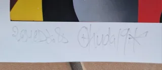 Obra Okuda y Remed Firmada y Numerada