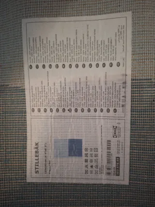 Alfombra Ikea Beige y Azul