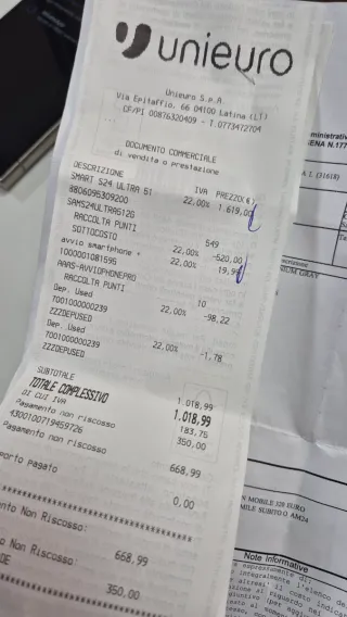 Samsung S24 ULTRA 512 GB Argento