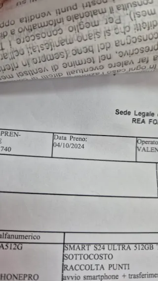 Samsung S24 ULTRA 512 GB Argento