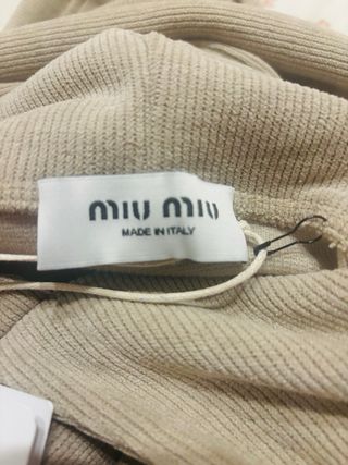 Felpa Miu Miu Beige