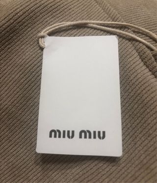 Felpa Miu Miu Beige