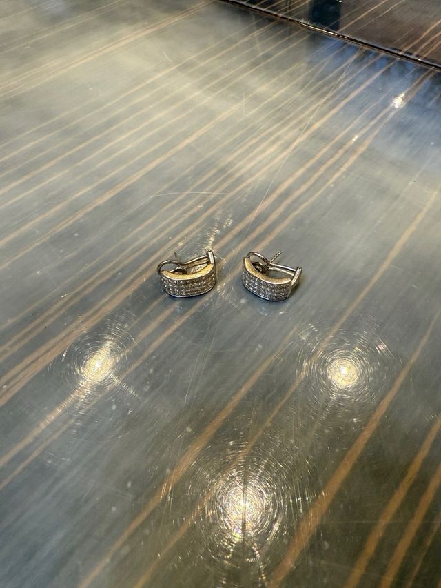 Pendientes Diamantes Naturales talla princesa real