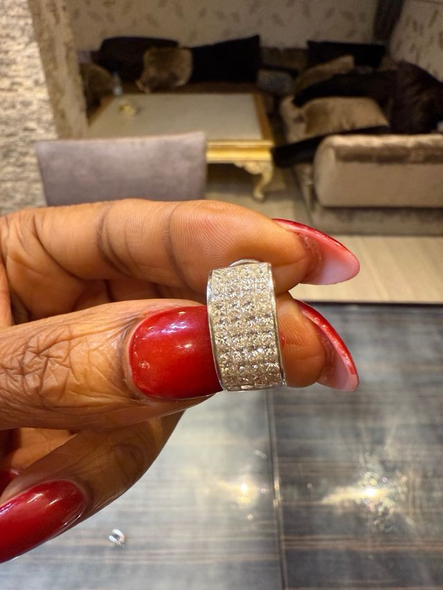 Pendientes Diamantes Naturales talla princesa real