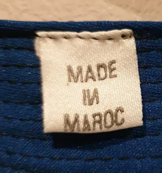 Kaftán azul marino bordado talla única