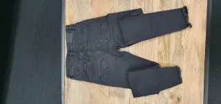 Pantalón vaquero niña PULL & BEAR negro T.34