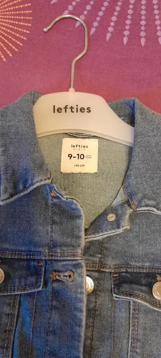 Cazadora vaquera niña