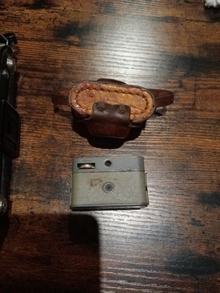 Cámara fuelle Juwella Alemania 1930 + minicámara