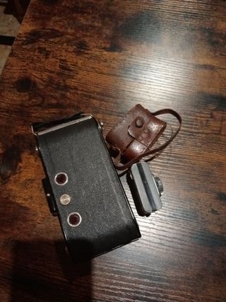 Cámara fuelle Juwella Alemania 1930 + minicámara