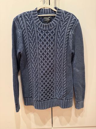 Jersey Abercrombie & Fitch Azul Talla XS (tipo M)