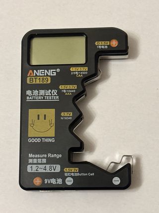 Comprobador de Pilas ANENG BT189