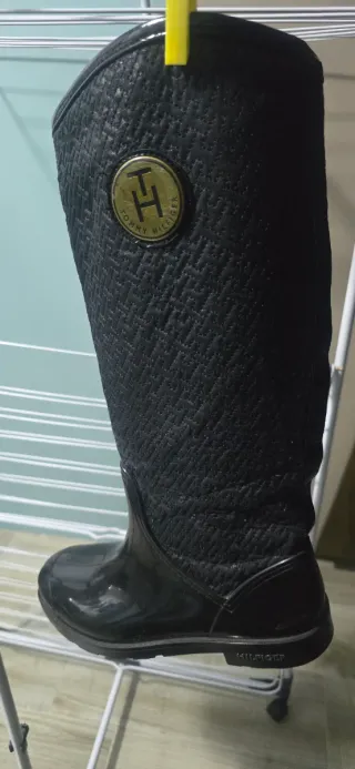 Botas de agua Tommy Hilfiger negras