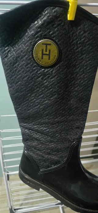 Botas de agua Tommy Hilfiger negras