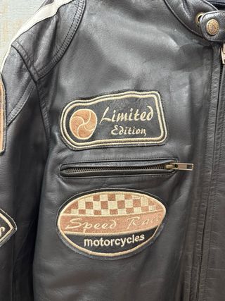 Chaqueta de cuero moto American Classics