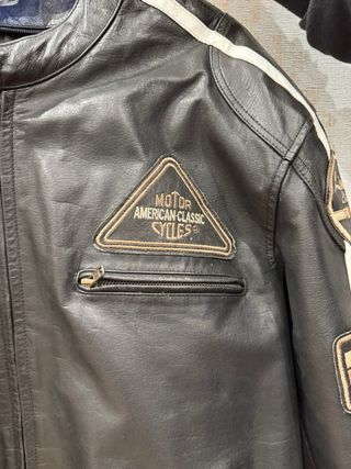 Chaqueta de cuero moto American Classics