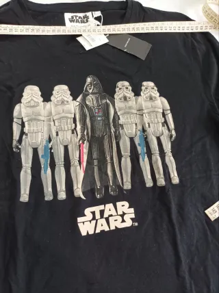 Camiseta Star Wars Manga Larga Talla L
