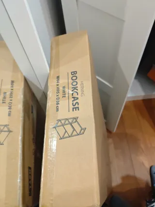 Estantería HERNING 3 estantes blanca